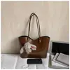Bolsa de Couro Oleado Texturizado de Alta Qualidade para Mulheres, Nova Moda 2026 Bolsa de Ombro Retro para o Dia a Dia, Bolsa Tote para Sair para o Trabalho