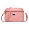 Bolso Cruzado Sencillo Estilo Coreano Transfronterizo 2025 Nuevo Bolso Redondo Pequeño Moda Tendencia Patrón de Cocodrilo Bolso Cruzado para Teléfono Móvil Bolso Pequeño para Mujer