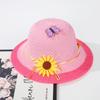 Versión coreana del viento ins sombrero de sol para bebé sombrero para niños estilo princesa color mariposa girasol sombrero de sol de viaje al por mayor