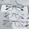 Nuevo negocio retro caja moda unisex aleación montura de gafas con miopía ultraligera lote mixto