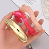 Accesorio transfronterizo de gran venta, producto nuevo: brazalete abierto de forma de ola irregular para mujer, conjunto de tres piezas personalizado y de moda de joyería para mujer