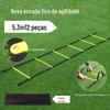 Escada Ágil Fixa Escada de Treinamento de Futebol Corda de Treinamento de Ritmo Escada de Pulo Escada de Corda Fixa de Futebol