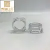 Punto 5G Caja de Crema Arte de Uñas Decoración de Uñas Paquete Caja Muestra Pequeña de Viaje Caja de Crema Lentejuelas Plástico Botella de Crema