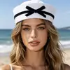 Gorra de Marinero de Copa Redonda Uniforme Jk Gorra de Cosplay Gorra Lisa de Otoño para Mujer de Cabeza Grande Boina de Moda Gorra Octogonal