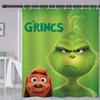 Venta caliente transfronteriza de Amazon Cortina de ducha divisoria impermeable y a prueba de moho del Grinch Impresión digital HD 3D ventas directas de fábrica