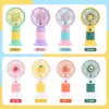 Novo Mini Ventilador Portátil de Mão, Suporte de Mesa Portátil, Ventilador de Carregamento USB, Presente para Estudante Atacado