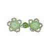 Botón Hecho a Mano de Flor de Rosa de Cristal con Estilo Chino Tradicional, Adecuado para Accesorios de Decoración de Chaleco Qipao Modificado y Hanfu, Disponible en Múltiples Colores