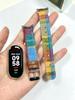 Adequado para Pulseira Xiaomi 9 10 Tira de Pulseira Retrô Outono e Inverno Xadrez Dopamina Lã Pulseira Xiaomi 9Pro Tira