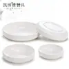 Melamina imitación porcelana blanco plato para condimentos redondo restaurante tienda de hot pot plato pequeño plato para mojar plato para salsa de soja plato pequeño comercial