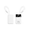 Power Bank Modelo Transfronterizo con Pantalla TFT de 20000 mAh y Cables Dobles Integrados para Cargar Laptops, Power Bank Compacto y Portátil