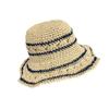 Sombrero de Paja de Estilo Japonés Retro de Celebridad de Internet Sombrero de Pescador para Mujer Verano Estilo Coreano Protección Solar Combinable Sombrero para el Sol Sombrero Tipo Cubo