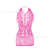 Sexy lingerie uniforme jacquard macacão renda-up aberto virilha macacão meias comércio exterior novo w397