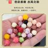 Hebilla de perla de loto Bodhi cuenta redonda material de concha hilo Xiangyun cheongsam estilo antiguo hanfu accesorios de hebilla botón venta al por mayor