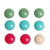 Accesorios Versátiles de Color Sólido Redondos de Resina Parche Medio Círculo Estilo Dulce Japonés y Coreano Materiales para Pendientes DIY Accesorios para el Cabello Pasadores