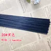 Fio de ferro branco revestido de plástico de 1,5m de comprimento, fio de ferro em formato de arte em papel grande, material para flores de casamento 14#16# fio de ferro revestido de plástico