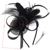Nuevo Tocado de Malla con Plumas Nupciales Europeas y Americanas para Festival de Carreras de Caballos Tocado Retro Flor para el Cabello Accesorios para el Cabello Diadema de Amazon