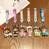 Lindo llavero de Sanrio con colgante de muñeco de dibujos animados para coche, accesorios para bolso, adornos colgantes, pequeño regalo al por mayor