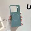 Capa Magnética Fosca Suave e Amiga da Pele para Xiaomi 15Pro 14Ultra Simples K80 Capa Protetora Anti-Queda