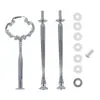 Venta al por mayor Soporte para Plato de Pastel de Brocheta de Plato de Múltiples Niveles con Forma de Corona Pequeña Fabricante Asa de Plato Aleación de Zinc Suministro Soporte para Plato de Brocheta de Fruta