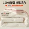 Colcha antibacteriana Classe A 100% algodão puro de algodão de Xinjiang, enchimento de colcha de inverno, colcha para primavera e outono de dormitório estudantil, adequada para todas as estações