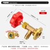 Abrelatas de refrigerante herramienta de fluoración de aire acondicionado de automóvil refrigerador herramienta de fluoración de refrigeración y agente de reparación de fugas de semillas de nieve abrelatas de válvula de apertura