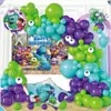 Terno de balão de aniversário Anos de idade Tema Festa Fundo Parede Cena Layout Suprimentos Decorativos 102345 Anos de Idade Sentido Avançado