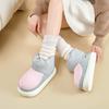 Zapatos de Algodón con Tela Down para Mujer en Invierno, Calientes para Uso en Casa, Antideslizantes y a Prueba de Frío, Pantuflas de Algodón Gruesas con Forro de Felpa para Hombre en Invierno