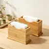 Nueva caja de pañuelos de escritorio estilo chino, adecuada para restaurantes, cafeterías, casas de huéspedes, oficinas y salas de estar; un dispensador de pañuelos simple y elegante