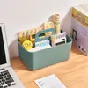 ¡Guau, organizador de escritorio hecho a medida con compartimentos para controles remotos, cosméticos y herramientas!