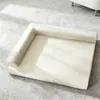 Sofá para Mascotas Bichón Teddy Desmontable y Lavable Cama para Perros Cama Simple de Cuero Liso Esterilla para Dormir y Descansar Perros