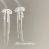 Pendientes de Gota de Agua Roja Silenciosos para Mujer, Estilo Dulce Fresco Gótico, Diseño de Nicho, Pendientes Únicos y de Alta Gama