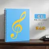 Atacado de Fábrica 40/60 Páginas Pasta para Partitura de Piano A4 Multicor Pasta para Partitura Musical Livro de Partituras de Piano Logo Impresso