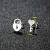 Acessórios Amazon Europeus e Americanos Aço Inoxidável Recortado Padrão Desenho Animado Girassol Maçã Coração Fechadura Brincos Pinos de Orelha