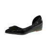 Zapatos planos casuales y versátiles para mujer 2026 con hebilla cuadrada, corte bajo, punta fina, estilo francés, decoración de corte lateral, nuevo modelo para el commuting de primavera y otoño