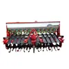 Máquina integrada de cultivador rotativo de 14 linhas e semeador de trigo tracionada por trator de quatro rodas, plantadeira de trigo de precisão de largura ampla
