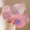 Nueva pegatina de uñas de dibujos animados para niños con patrón Kulomi, pegatina de uñas extraíble de gel gelatinoso para niñas.