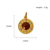 Colgante de Fantasma Calabaza Araña de Halloween Más Vendido Transfronterizo Europeo y Americano Acero Inoxidable Chapado en Oro de 18 Quilates Accesorios de Joyería DIY