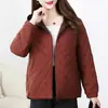 Día de la Madre 2026 Nueva Moda Chaqueta Acolchada con Capucha para Mamás, Elegante Ropa Exterior de Primavera y Otoño para Mujeres de Mediana Edad