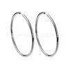 Brincos Grandes de Argola Lisa em Liga de Titânio F136 Body Piercing de Titânio G23 Joias Para Orelha Studs Argolas Acessórios para Orelha Venda Quente Transfronteiriça