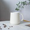 Caneca de cerâmica para casa estilo nórdico rede vermelha ins criativa com tampa e colher copo de água caixa de presente caneca de café simples