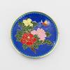Posavasos de Cloisonné de Metal Estilo Étnico Posavasos de Aleación Soporte para Taza de Té Aislamiento Térmico No Caliente Soporte para Taza Accesorios para Ceremonia de Té Kung Fu
