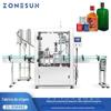 Máquina de Tamponamento Automática Anti-Roubo, Máquina de Fechamento com Rosca para Tampas Metálicas, Máquina de Tamponamento para Garrafas de Vidro para Licores com Tampas de Alumínio e Ferro