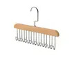 Almacenamiento de perchero, tendedero, perchero de madera para uso doméstico para camisolas, ropa interior, chalecos, ganchos para estudiantes, tendedero de ropa interior