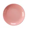 Plato Pequeño Redondo de Plástico Melamina Estilo Nórdico para Huesos, Bandeja para Condimentos y Residuos, 15cm
