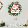 Pegatinas navideñas de comercio exterior transfronterizo de Amazon, pegatinas de pared con linda corona de Papá Noel, venta al por mayor