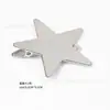 5cm Novo Branco Estampado Bolinhas Estrela de Cinco Pontas Acessórios DIY Acessórios de Cabelo Estilo Coreano Fofo e Divertido Estrela Presilha Decorativa de Cabelo