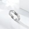 Anillo Möbius de Personalidad Única para Hombre Japonés y Coreano, Acero de Titanio Niche para Pareja, Pareja, Pareja, Pareja, Pareja, Anillo de Multitud de Moda
