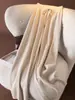 Pantalones de punto anchos para mujer transfronterizos, otoño e invierno, engrosados, de cintura alta, holgados, hasta el suelo, de pierna recta, casuales para uso en exteriores