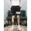 Pantalones cortos de marca de moda para hombre, corte slim, estilo coreano, pantalones cropped con espíritu social, pantalones cropped de celebridad de Internet, pantalones cortos de playa del mismo estilo