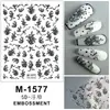 Os Últimos Adesivos de Unha Série de Ano Novo Alívio Estéreo 5D Fogos de Artifício de Ano Novo Mahjong Fortuna Joias Adesivas para Nail Art